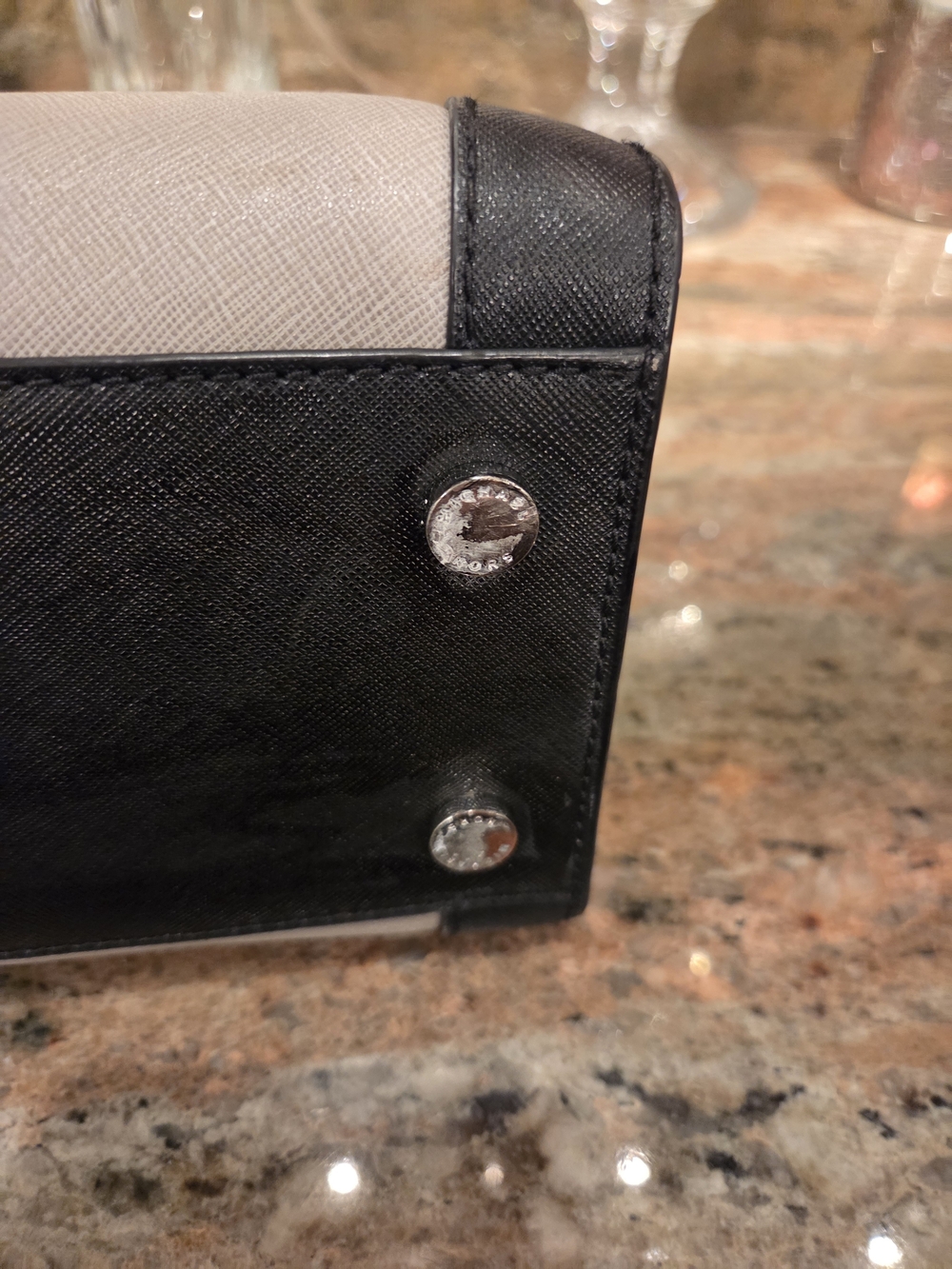MICHAEL KORS Gray and Black Saffiano Satchel Set - Picture 10 of 13